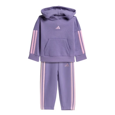 ADIDAS ESSENTIALS INF HOODIE JOGGER SET MAGLIL/CLPINK