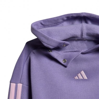 ADIDAS ESSENTIALS INF HOODIE JOGGER SET MAGLIL/CLPINK