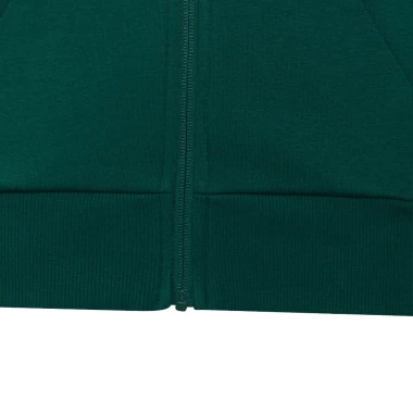 ADIDAS ESSENTIALS JUNIOR FULL ZIP HOODIE CGREEN/WHITE