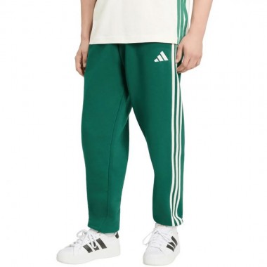 ADIDAS ESSENTIALS 3-STR TAPERED CUFFED SWEATPANTS CGREEN/OWHITE
