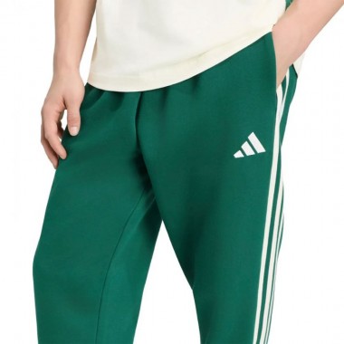 ADIDAS ESSENTIALS 3-STR TAPERED CUFFED SWEATPANTS CGREEN/OWHITE