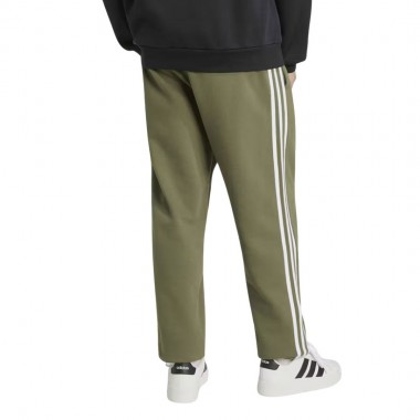 ADIDAS ESSENTIALS 3-STR TAPERED CUFFED SWEATPANTS OLIFOU/WHITE