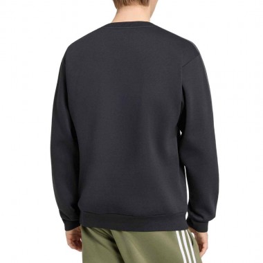 ADIDAS ESSENTIALS 3-STRIPES SWEATSHIRT BLACK/CARBON