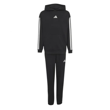 ADIDAS ESSENTIALS 3-STRIPES JUNIOR TRACKSUIT BLACK