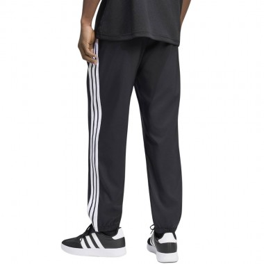 ADIDAS ESSENTIALS 3-S LITE WOVEN TAPERED CUFFED PANTS BLK/WHITE