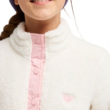 ROXY WINTER FLORA K FLEECE WHISPER WHITE