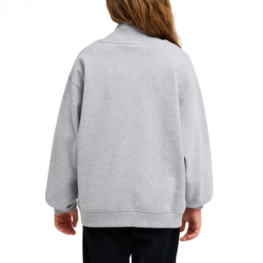 ROXY BYE BYE RAIN K SWEATSHIRT HEATHER GREY