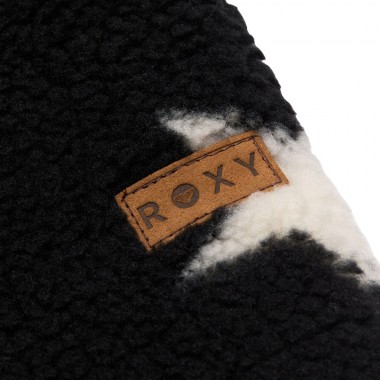 ROXY LIKE ELECTRICITY K ZIP POLAR FLEECE ANTHRACITE STARZ