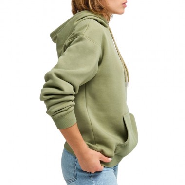 ROXY SURF STOKED W HOODIE BRUSHED ART OIL GREEN