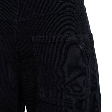 ROXY SKY IS HIGH W CORDUROY RELAXED CARGO PANTS BLACK