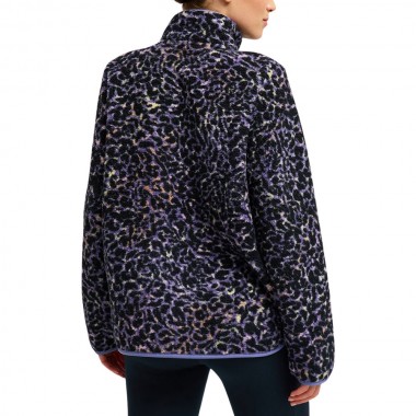 ROXY WAVES OF WARMTH W FULL ZIP SPORTS FLEECE TWILIGHT PURPLE