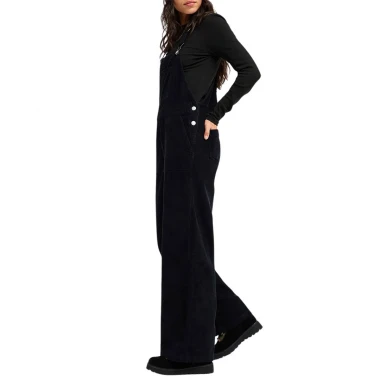 ROXY TRAILBLAZER W CORDUROY OVERALL BLACK