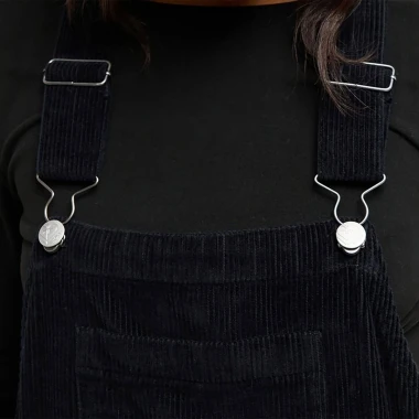 ROXY TRAILBLAZER W CORDUROY OVERALL BLACK
