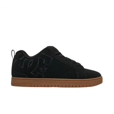 DC COURT GRAFFIK SHOES BLACK/GUM