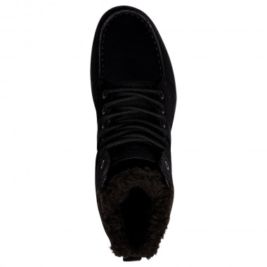 DC WOODLAND LACE-UP BOOTS BLACK/GUM