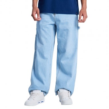 DC BAGGY DENIM CARPENTER PANTS INDIGO LIGHT