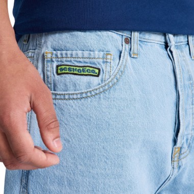 DC BAGGY DENIM CARPENTER PANTS INDIGO LIGHT