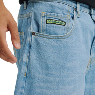 DC BARREL DENIM PANTS INDIGO LIGHT