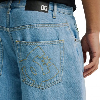 DC BARREL DENIM PANTS INDIGO LIGHT