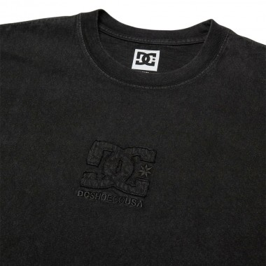 DC TWOFER LS TEE BLACK