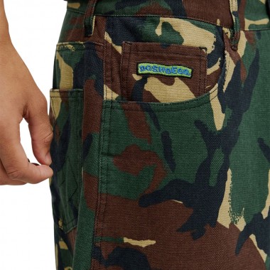 DC BARREL CANVAS PANTS CLASSIC CAMO