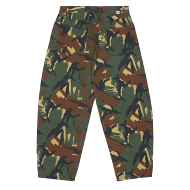 DC BARREL CANVAS PANTS CLASSIC CAMO