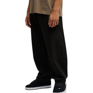 DC BARREL CANVAS PANTS BLACK