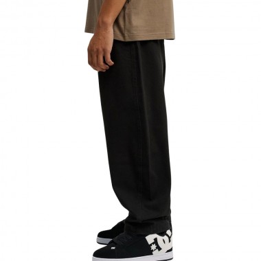 DC BARREL CANVAS PANTS BLACK