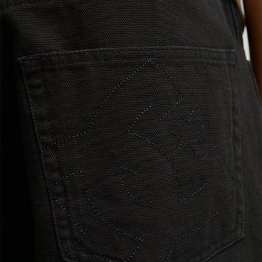DC BARREL CANVAS PANTS BLACK