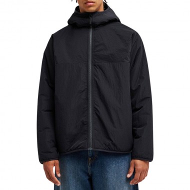 DC COLDSTAG REVERSIBLE SHERPA ZIP HOODIE BLACK