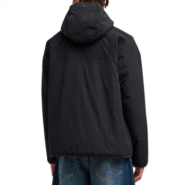 DC COLDSTAG REVERSIBLE SHERPA ZIP HOODIE BLACK