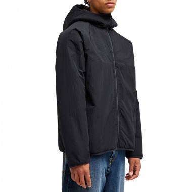 DC COLDSTAG REVERSIBLE SHERPA ZIP HOODIE BLACK