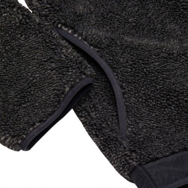 DC COLDSTAG REVERSIBLE SHERPA ZIP HOODIE BLACK