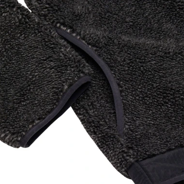 DC COLDSTAG REVERSIBLE SHERPA ZIP HOODIE BLACK