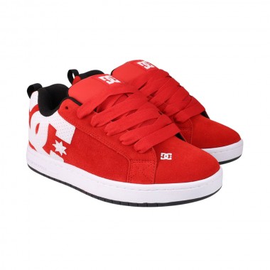 DC COURT GRAFFIK SHOES RED/WHITE