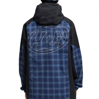 DC TRACKSTAR 10K SNOW JACKET BLUEBIRD PLAID