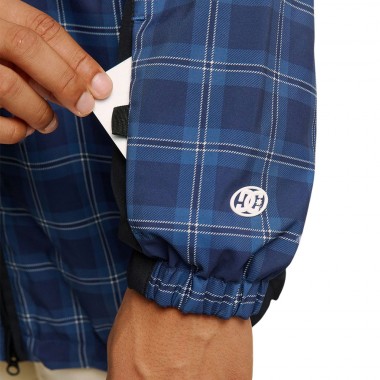 DC TRACKSTAR 10K SNOW JACKET BLUEBIRD PLAID