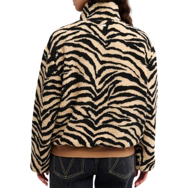 RVCA OH HUSH W SHERPA JACKET KHAKI