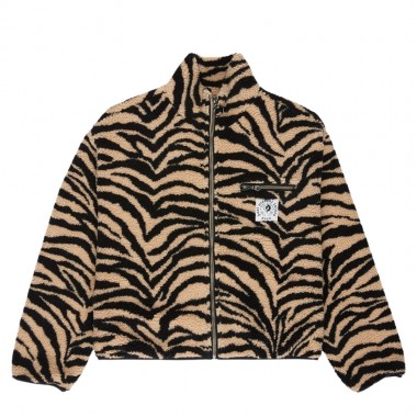 RVCA OH HUSH W SHERPA JACKET KHAKI