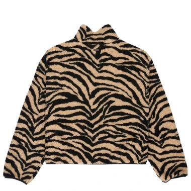 RVCA OH HUSH W SHERPA JACKET KHAKI
