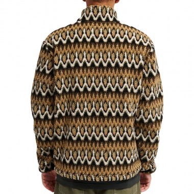 RVCA WINSTON SHERPA JACKET BOMBAY BROWN