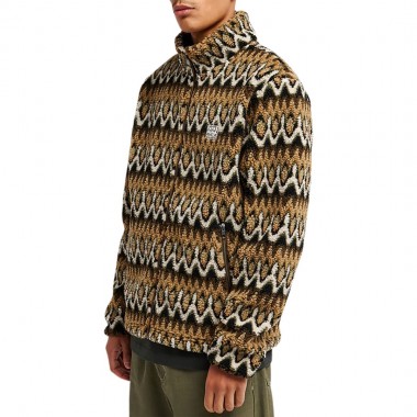 RVCA WINSTON SHERPA JACKET BOMBAY BROWN