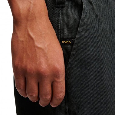 RVCA DAYSHIFT AMERICANA CHINO PANTS PIRATE BLACK