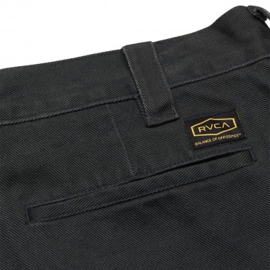 RVCA DAYSHIFT AMERICANA CHINO PANTS PIRATE BLACK