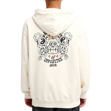 RVCA DALAS BALANCE ZIP HOODIE SILVER BLEACH