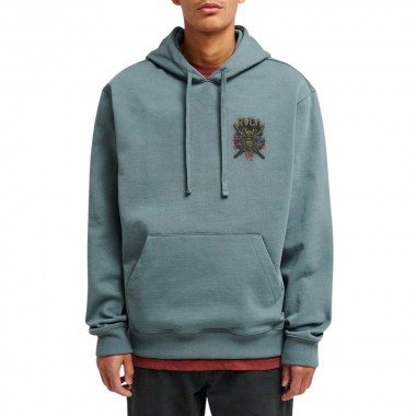 RVCA BUSHIDO HOODIE BALSAM GREEN