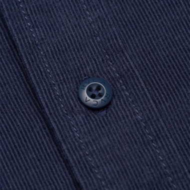 RVCA FREEMAN CORD LS SHIRT MOODY BLUE
