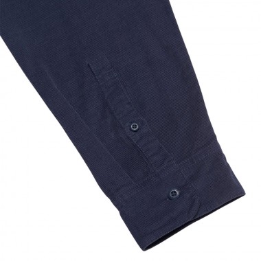 RVCA FREEMAN CORD LS SHIRT MOODY BLUE