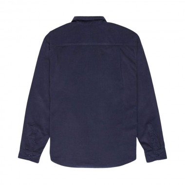 RVCA FREEMAN CORD LS SHIRT MOODY BLUE
