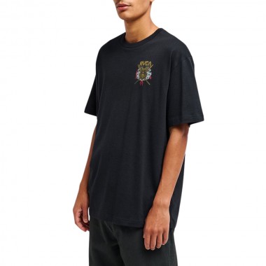 RVCA BUSHIDO T-SHIRT BLACK